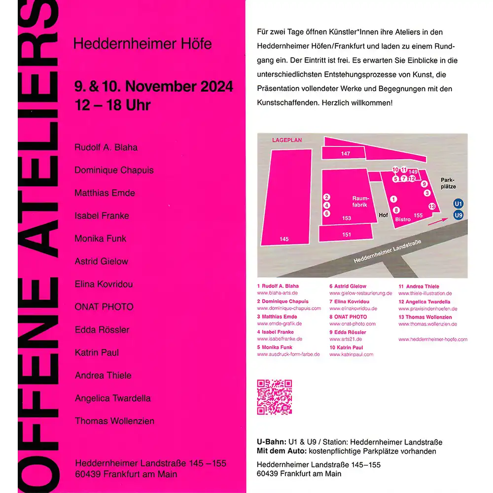 Flyer Offene Ateliers
