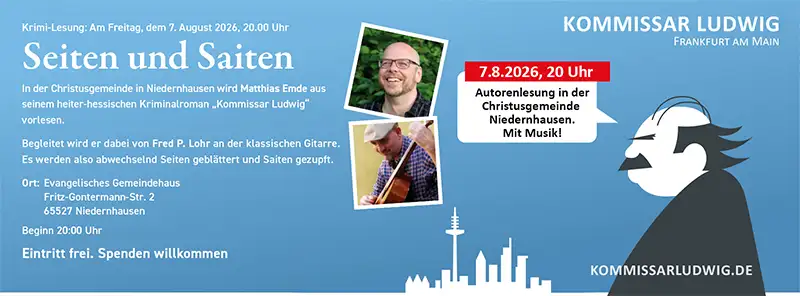 Lesung am 7. August 2026