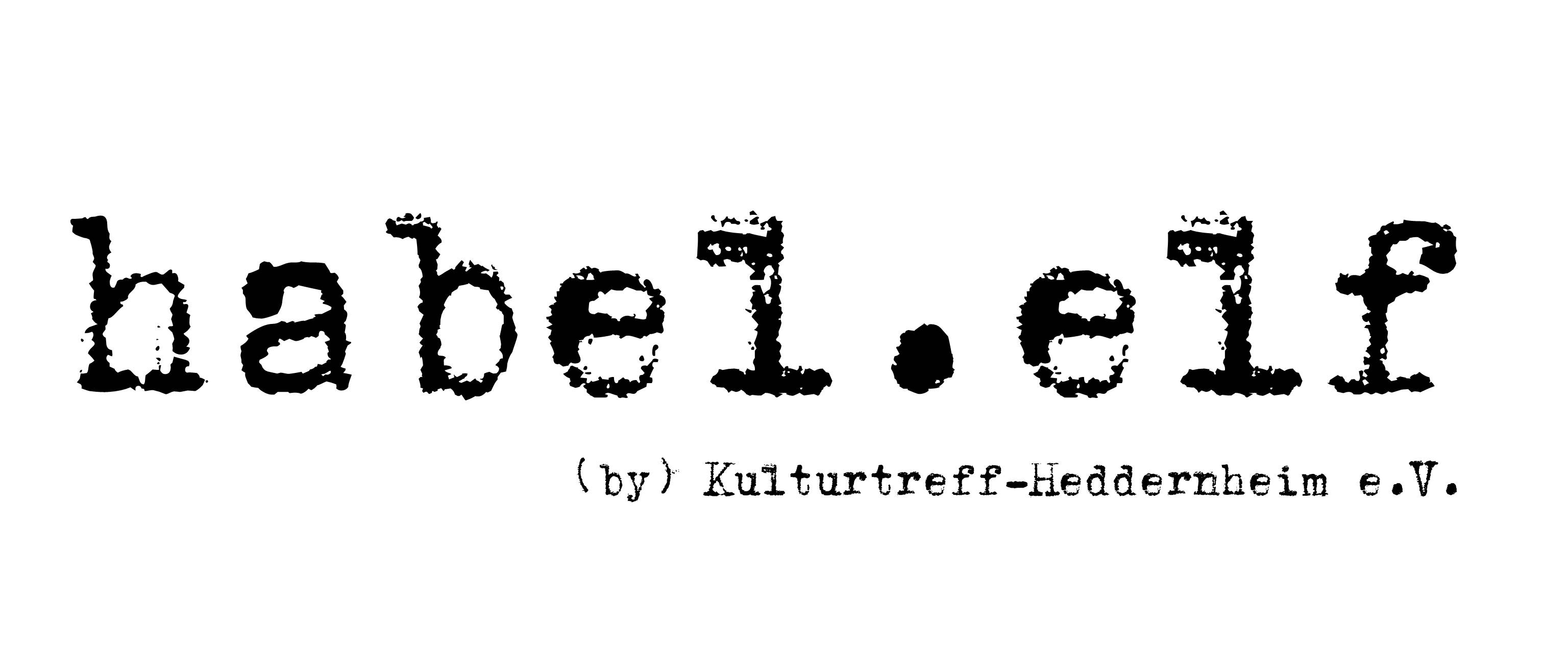 Lesung am 11. Oktober 2025 - Logo Habel.Elf